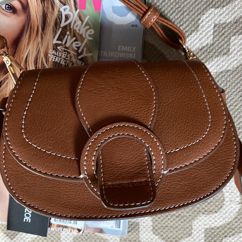 “Rachel Zoe” vegan, convertible saddle crossbody/belt bag;NWT - Picture 6 of 8